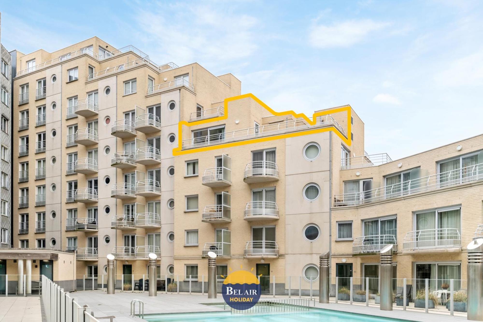 Zeezicht Xiii - Cozy 2-bedroom On The Belgian Coast With Spacious Sun Terrace And Pool T86 Appartement Oostende